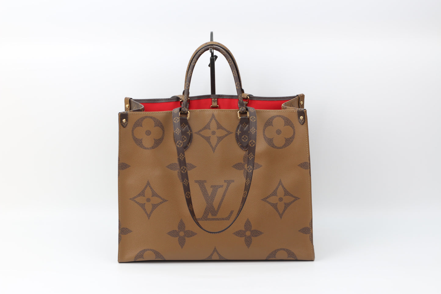 Louis Vuitton Brown PVC Monogram Giant Canvas Onthego GM Shoulder Bag M44576 (V12100114WD)