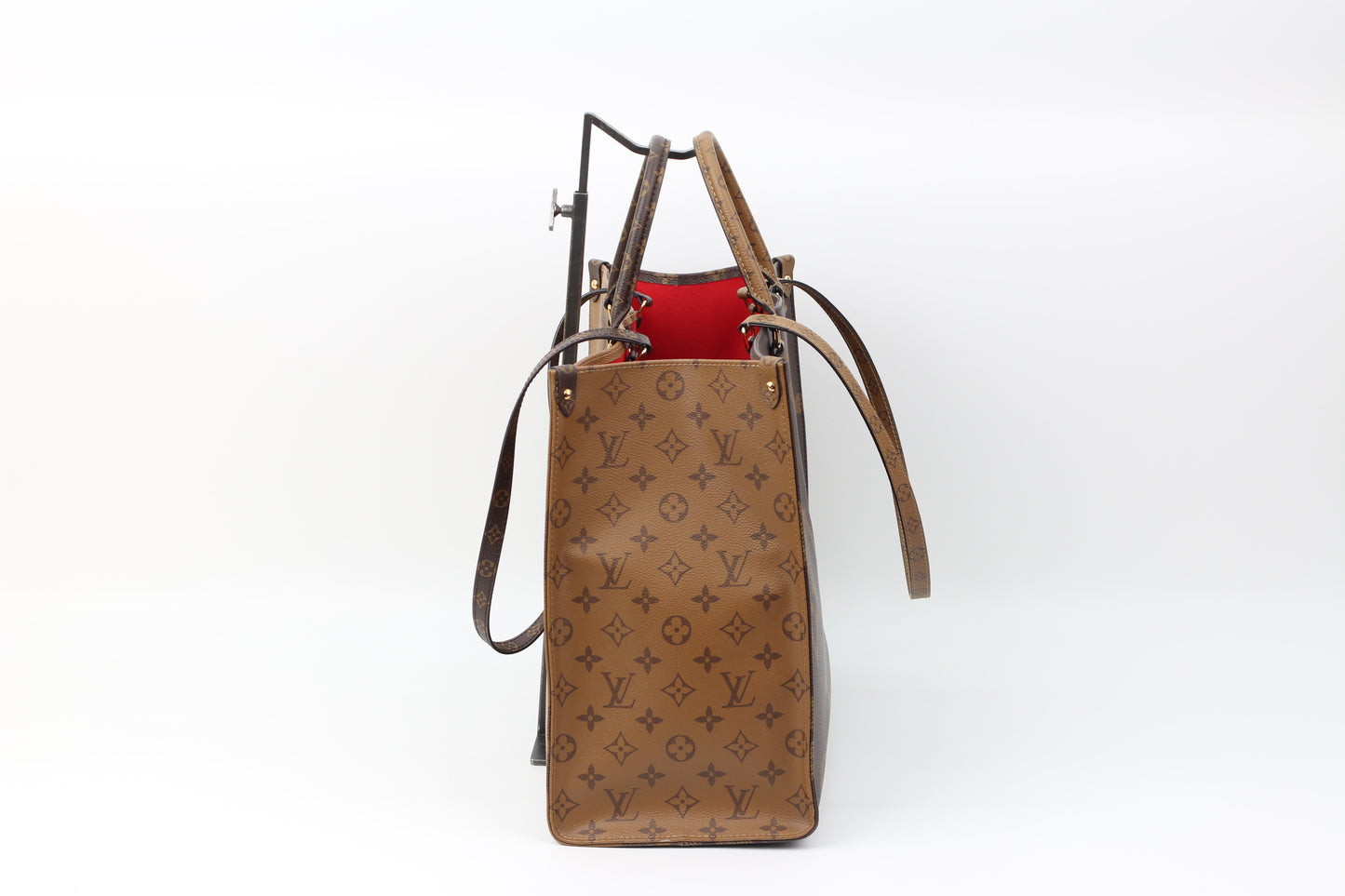 Louis Vuitton Brown PVC Monogram Giant Canvas Onthego GM Shoulder Bag M44576 (V12100114WD)