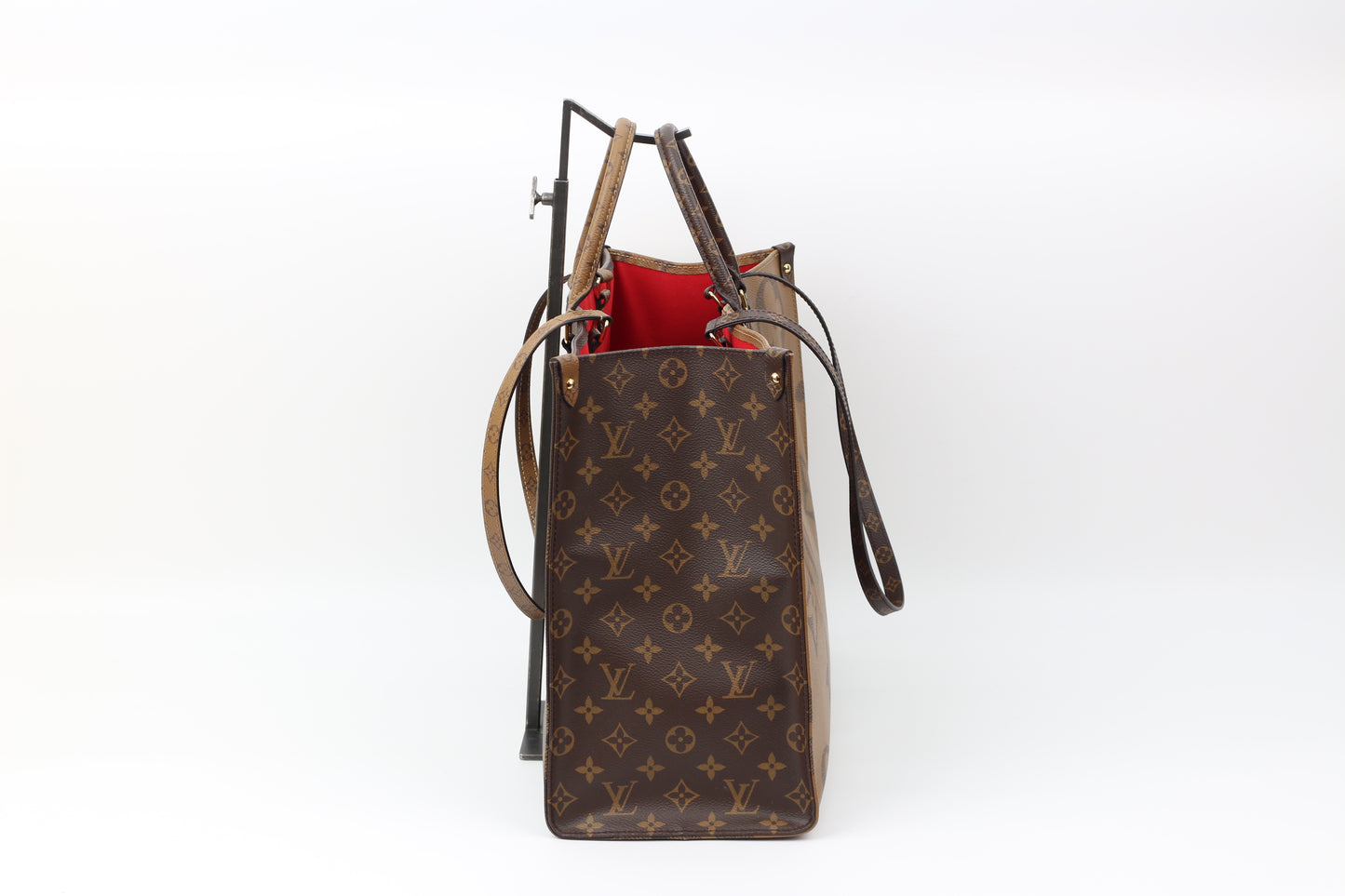 Louis Vuitton Brown PVC Monogram Giant Canvas Onthego GM Shoulder Bag M44576 (V12100114WD)