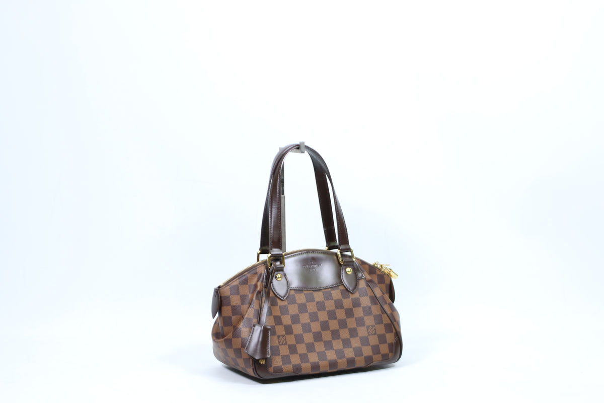 Louis Vuitton Brown PVC Damier Ebene Verona PM Tote Bag N41117