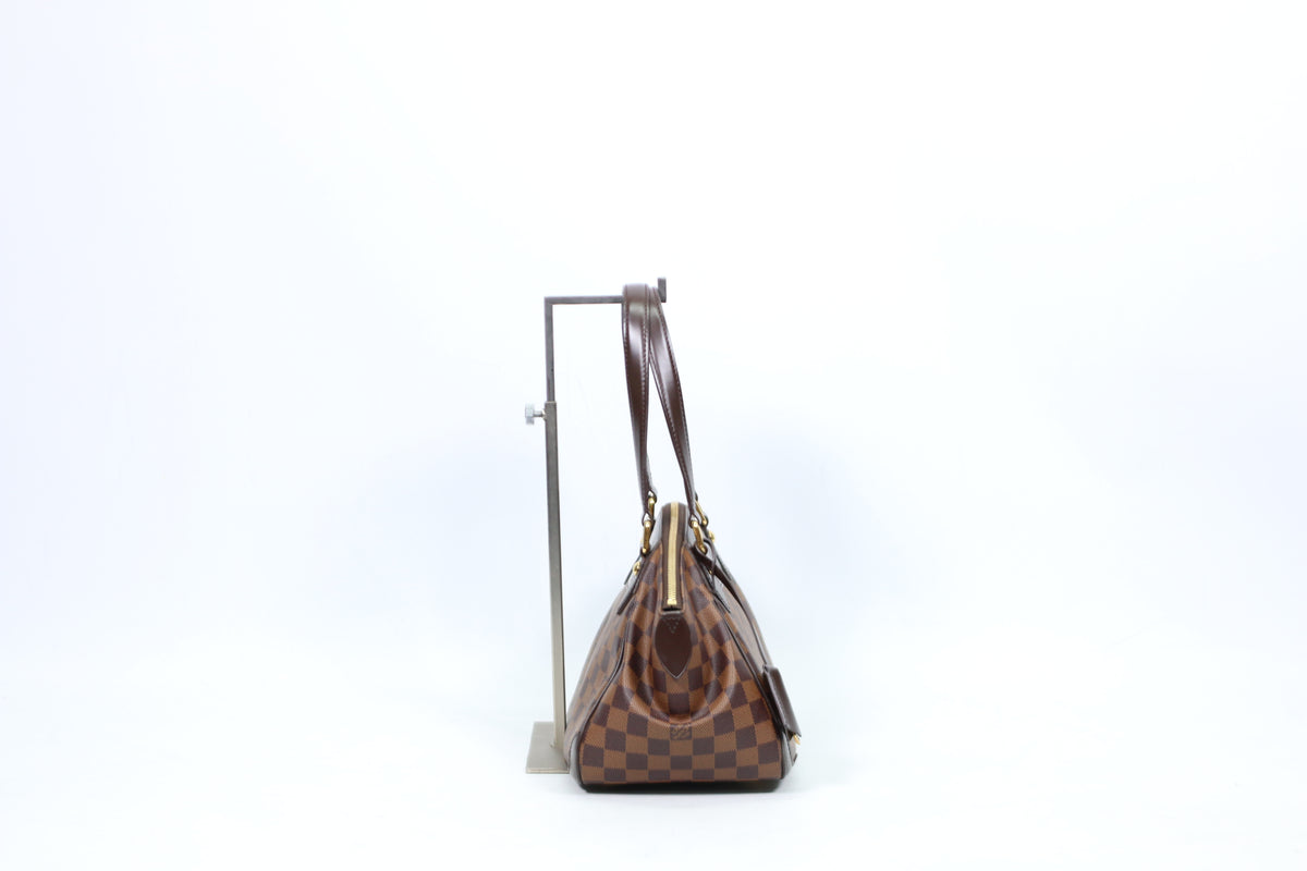 Louis Vuitton Brown PVC Damier Ebene Verona PM Tote Bag N41117