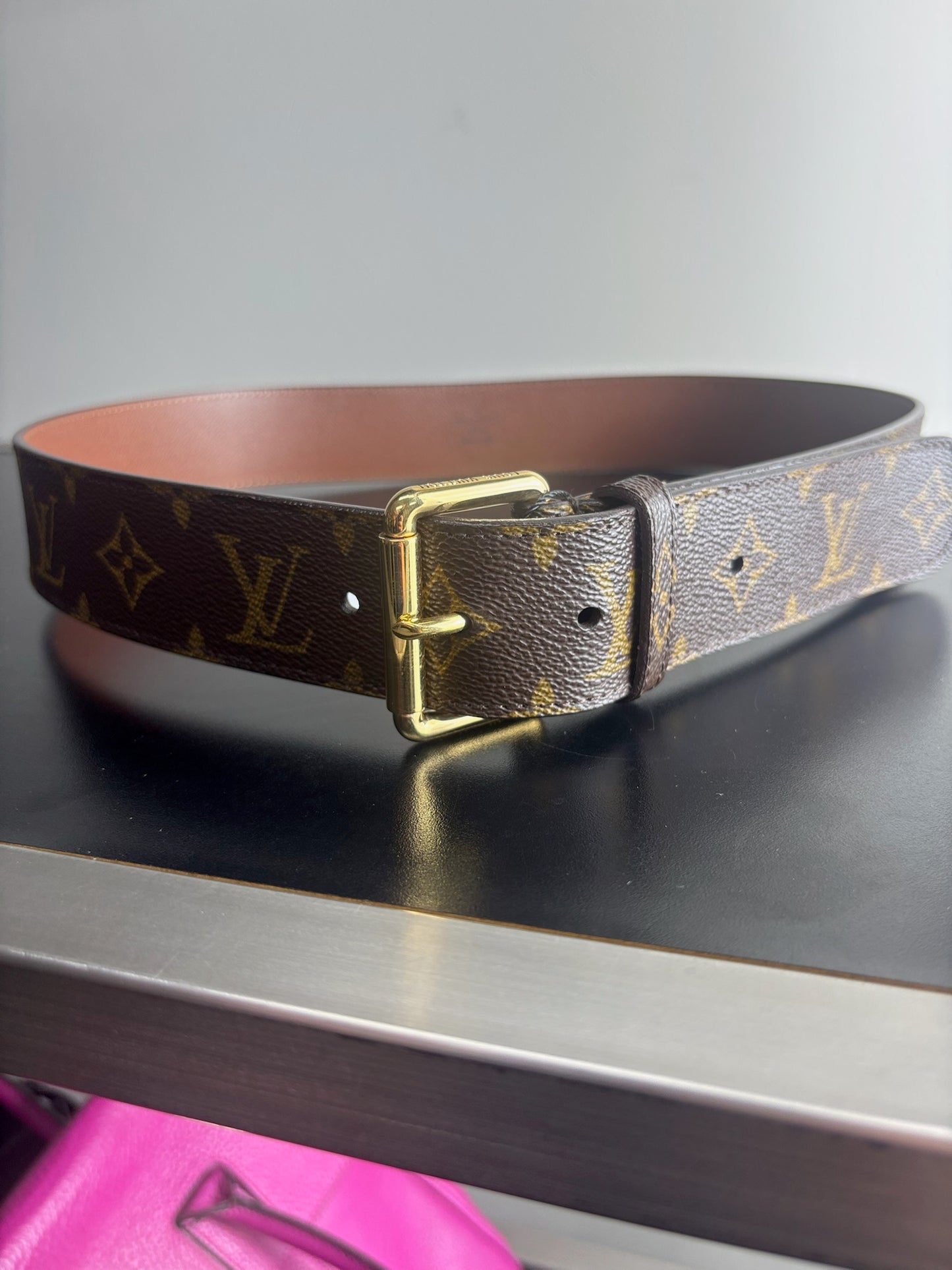 Louis Vuitton Pont Neuf Monogram Canvas belt