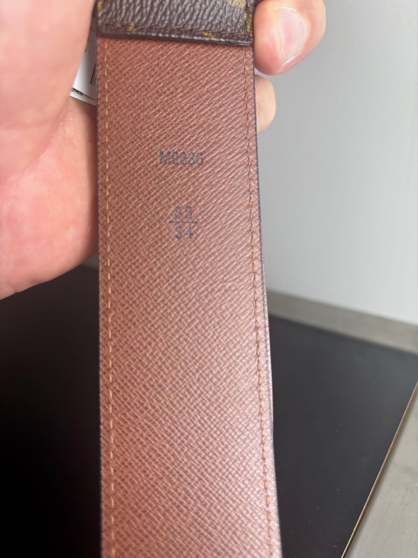 Louis Vuitton Pont Neuf Monogram Canvas belt