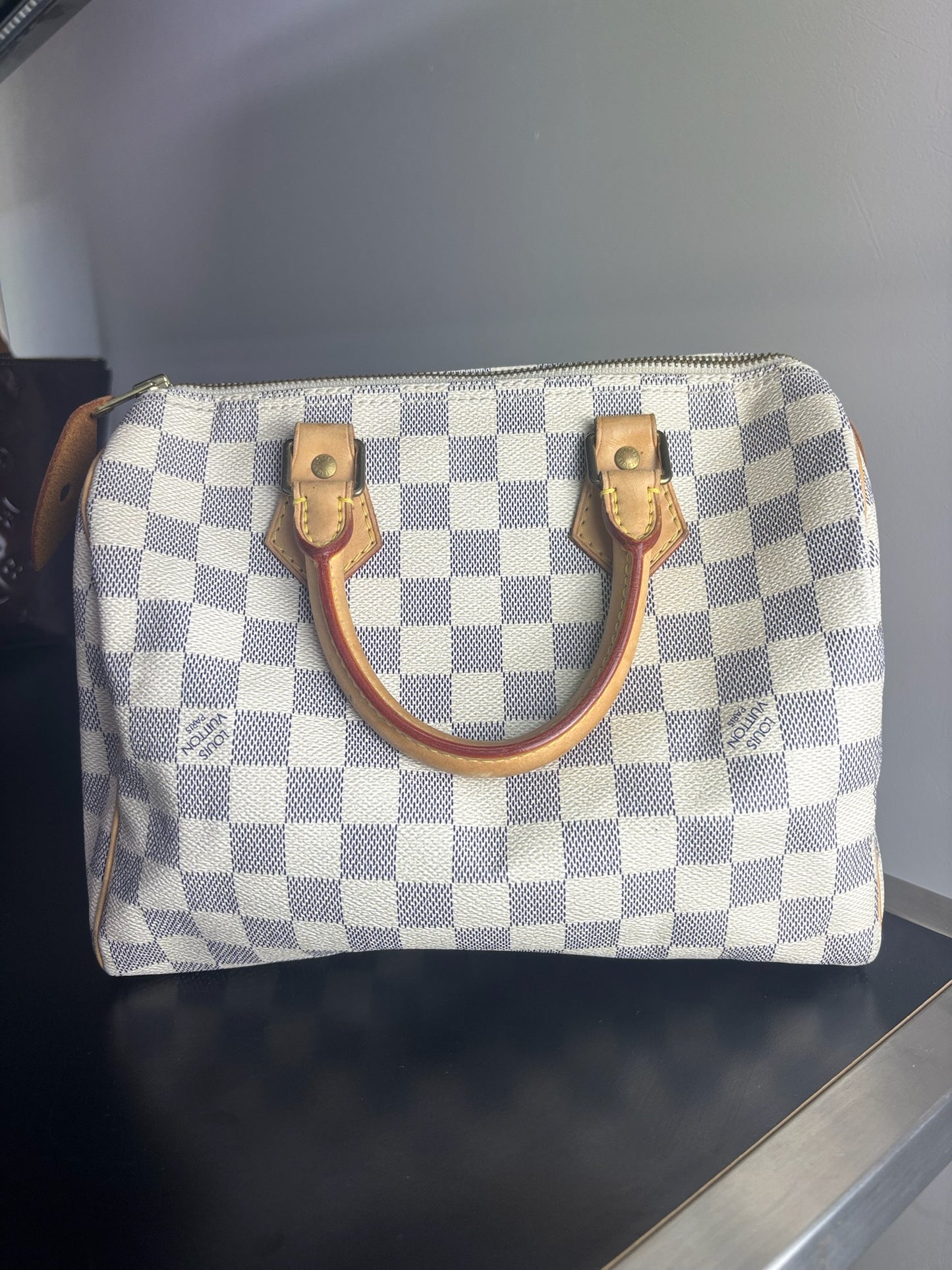 Louis Vuitton Speedy 25 bag in Damier Azur