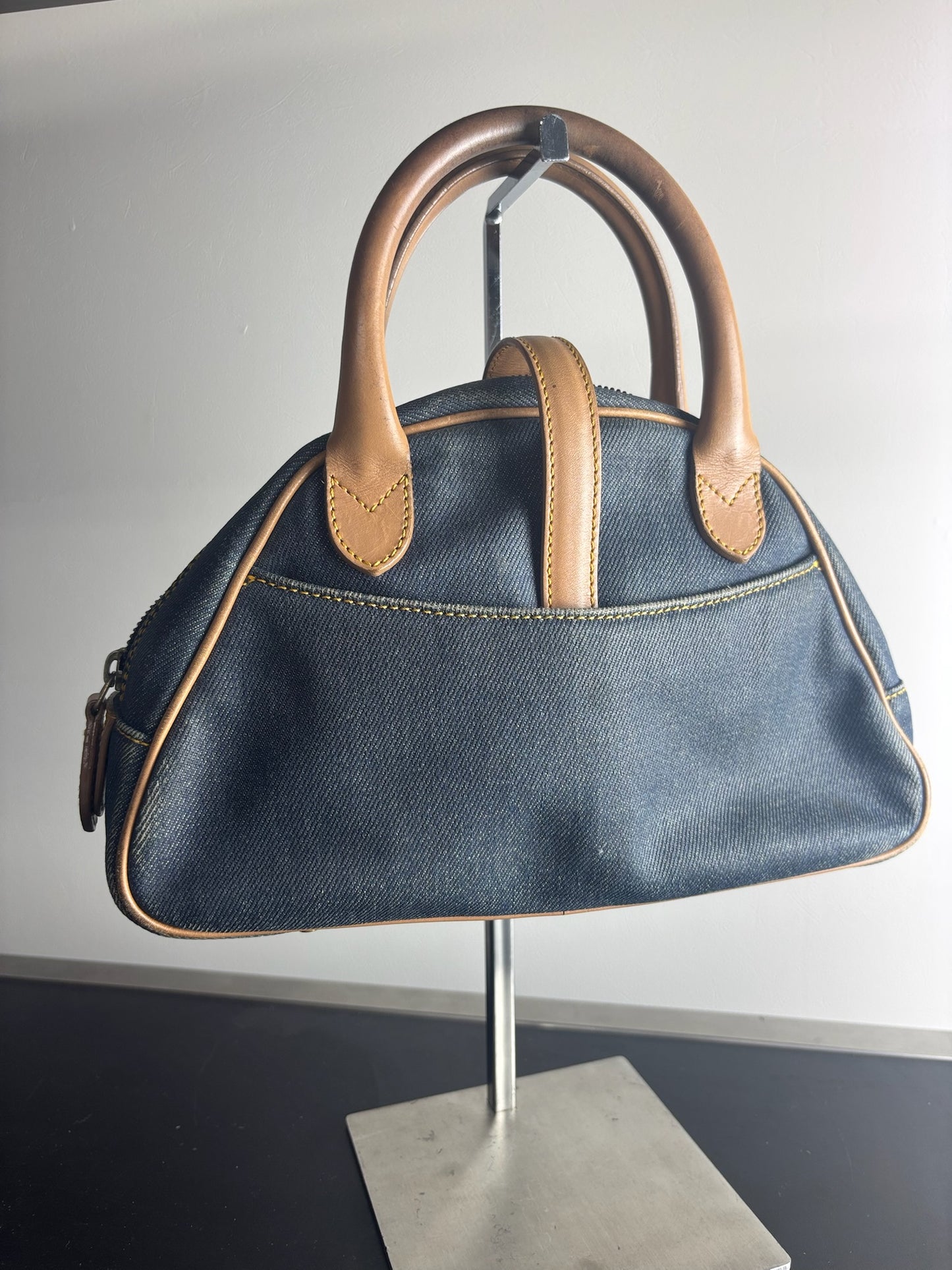 Christian Dior Saddle Bowler Top Handle Bag