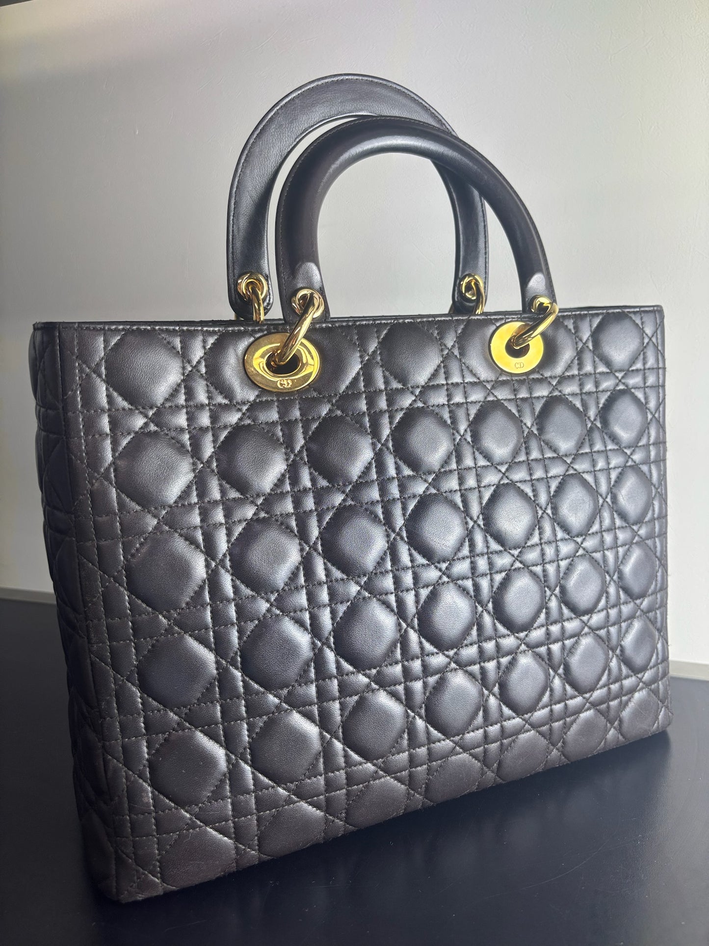 Dior Lady Dior leather handbag