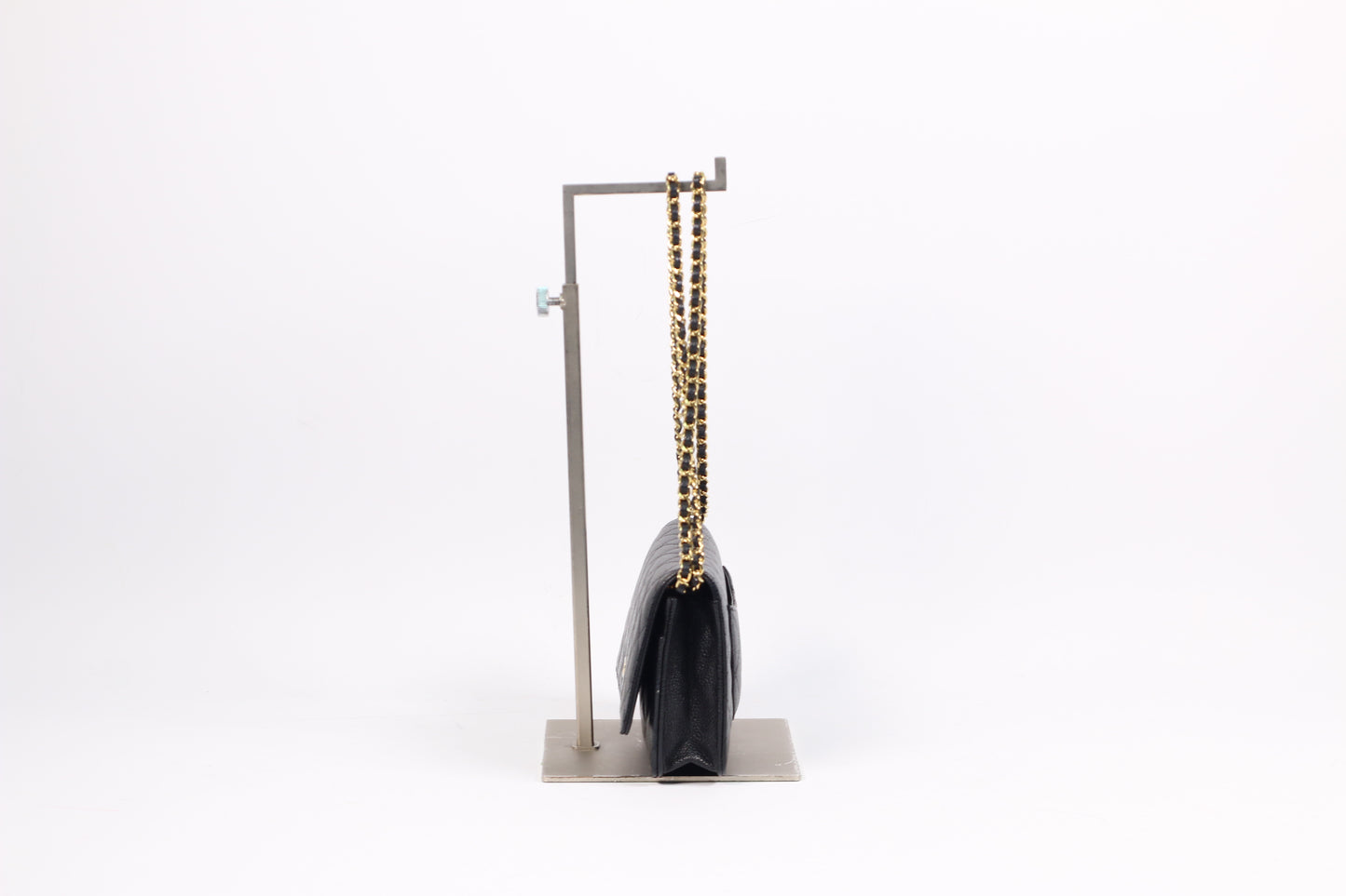 Chanel Black Caviar Skin Wallet On Chain ONE Crossbody Bag A33814 (V38190418H)