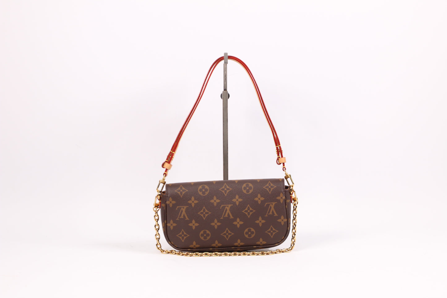 Louis Vuitton Brown PVC Monogram Wallet On Chain Ivy ONE Shoulder Bag M81911 (V012140421H)