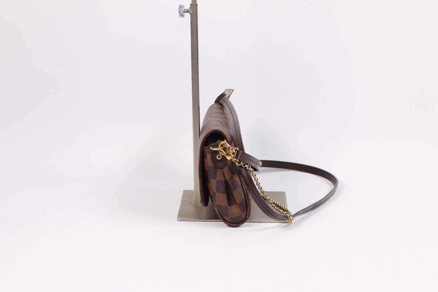 Louis Vuitton Brown PVC Damier Ebene Canvas Favorite PM Crossbody Bag N41276 (V1271422HC)