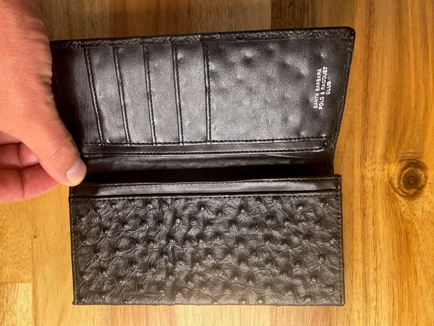 Santa Barbara Polo & Racquet Club Embossed Wallet