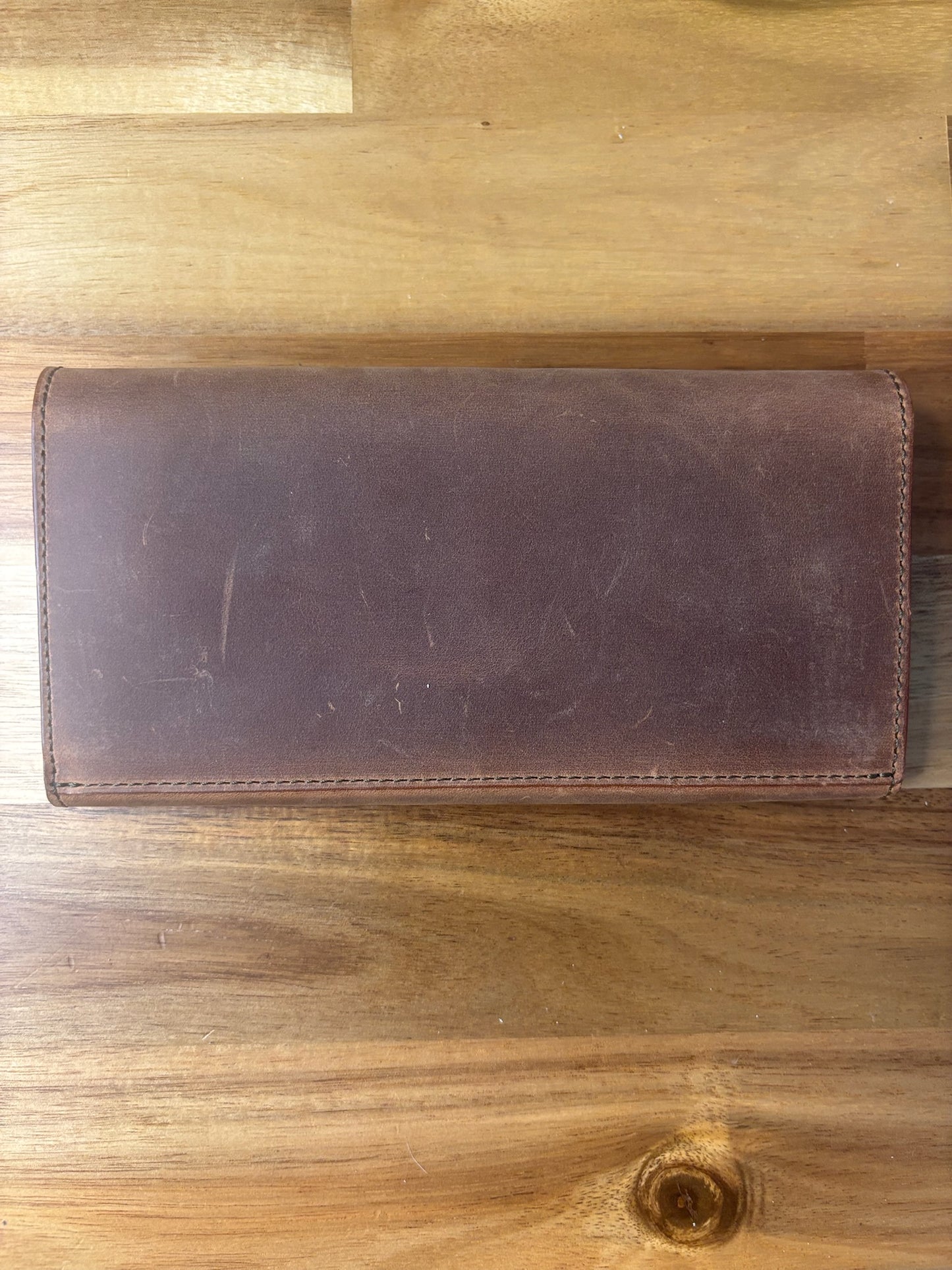 Moonster Rustic Brown Leather Wallet