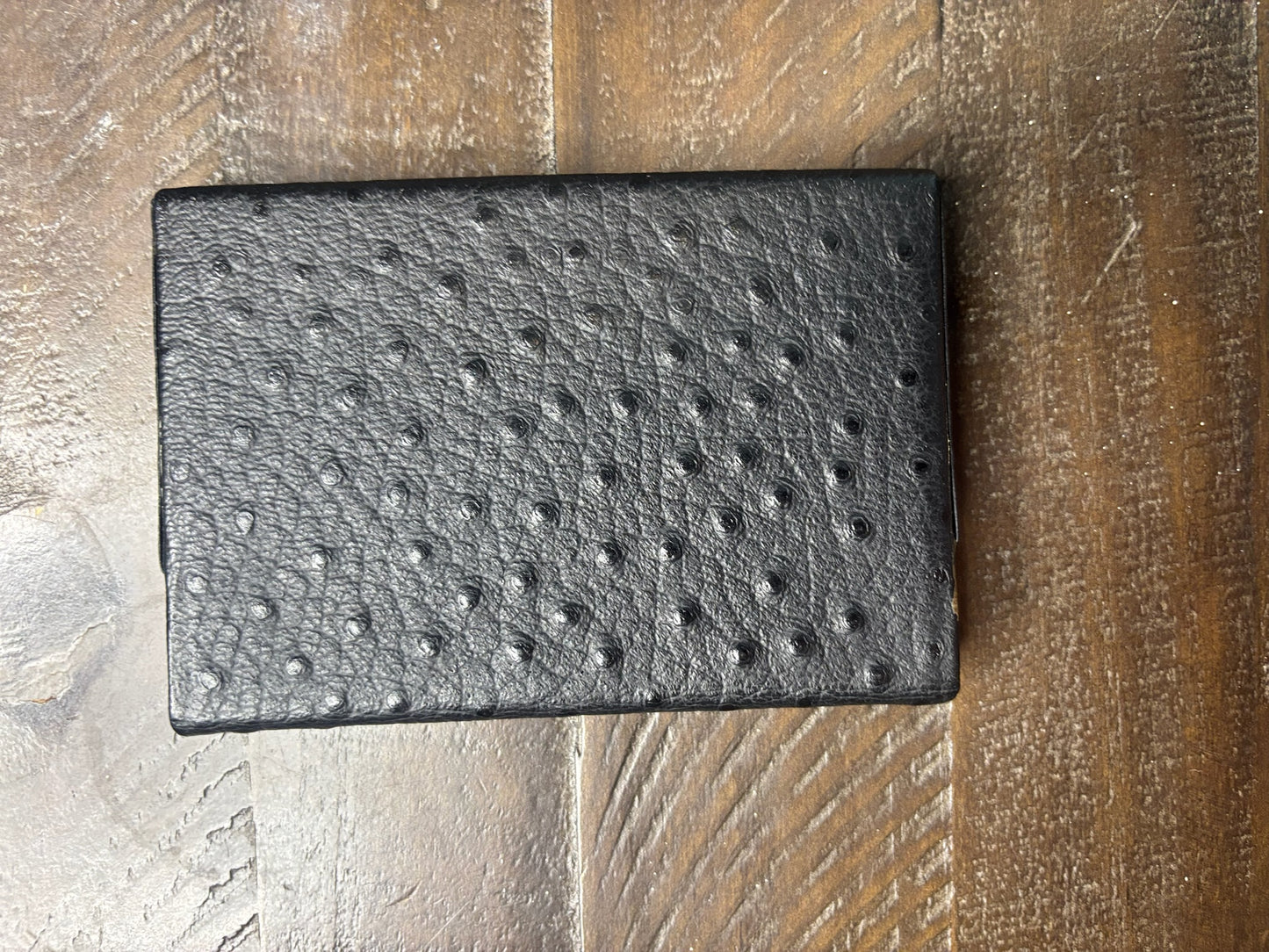 Black and Yellow Leather Wallet