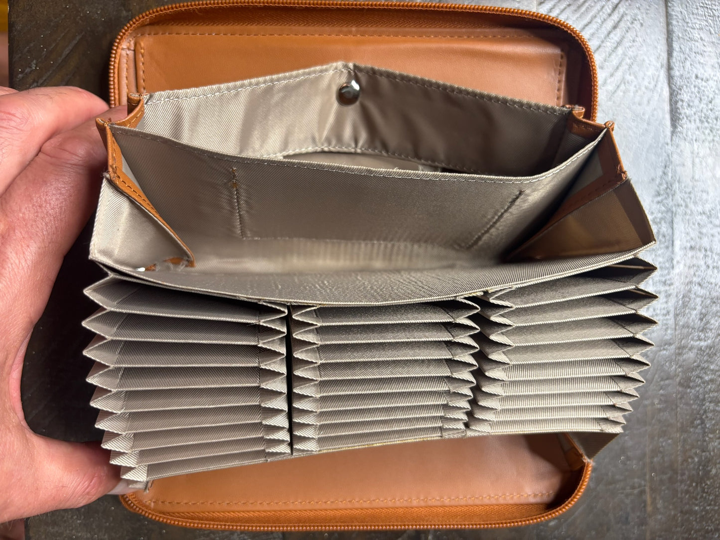 PEANUTS Snoopy Brown Zip-Around Long Wallet