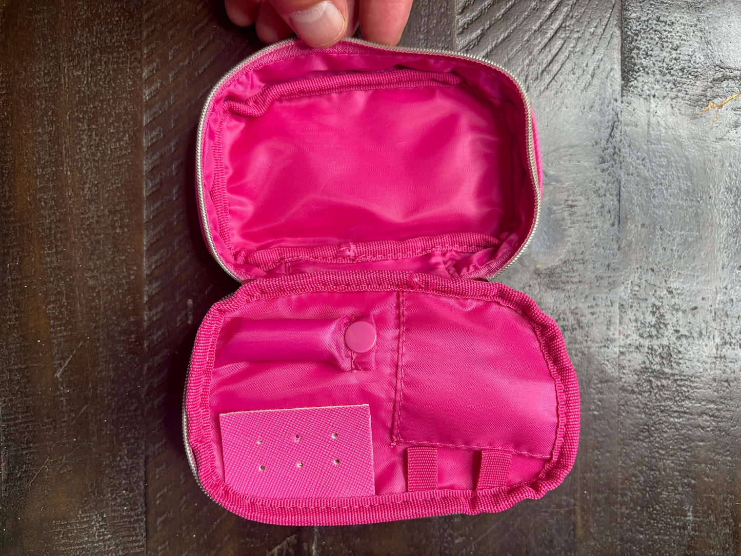 Furla Pink Travel Jewelry Case