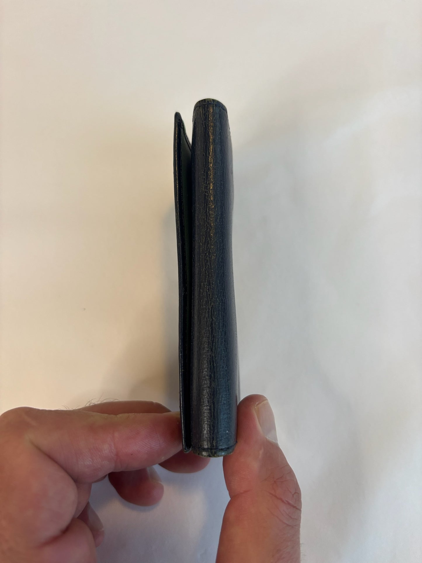 Paul Smith Navy Blue Leather Key Case