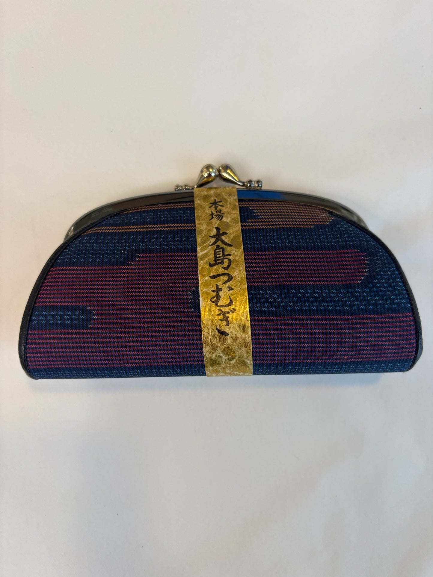Oshima Tsumugi Silk Clutch