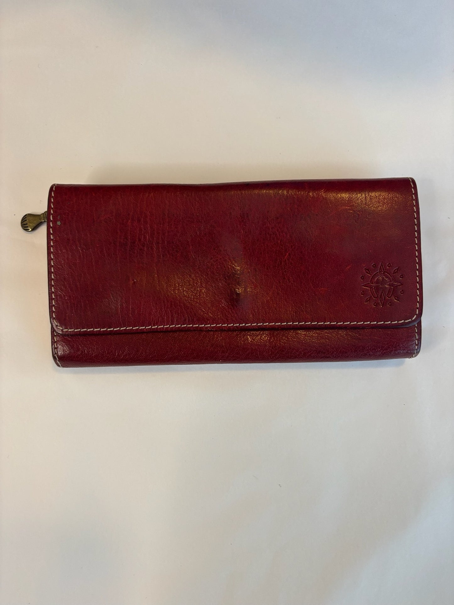 Fossil Red Leather Wallet