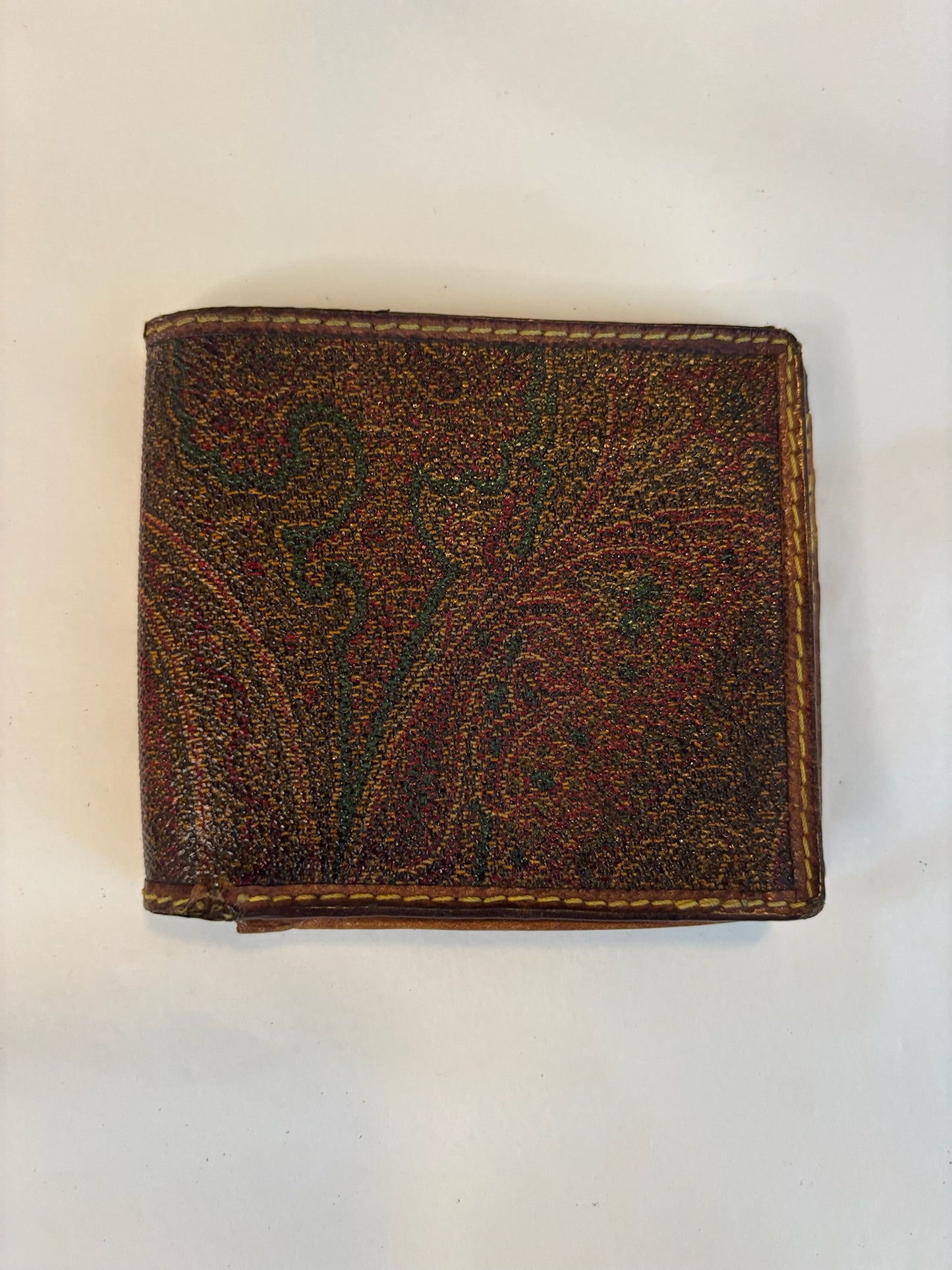 Etro Paisley Jacquard Bi-Fold Wallet
