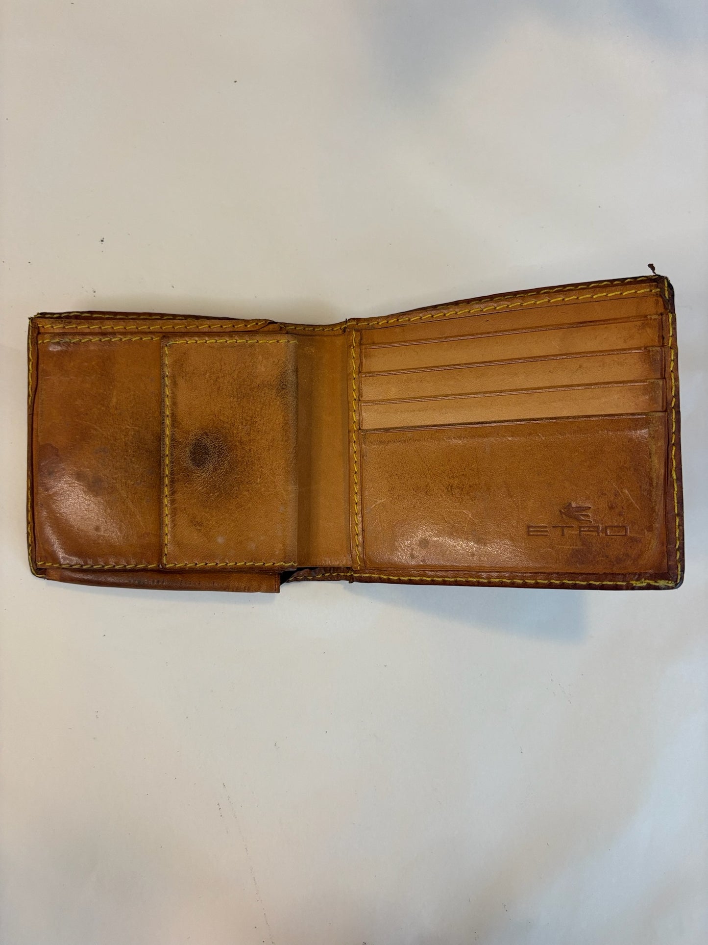 Etro Paisley Jacquard Bi-Fold Wallet