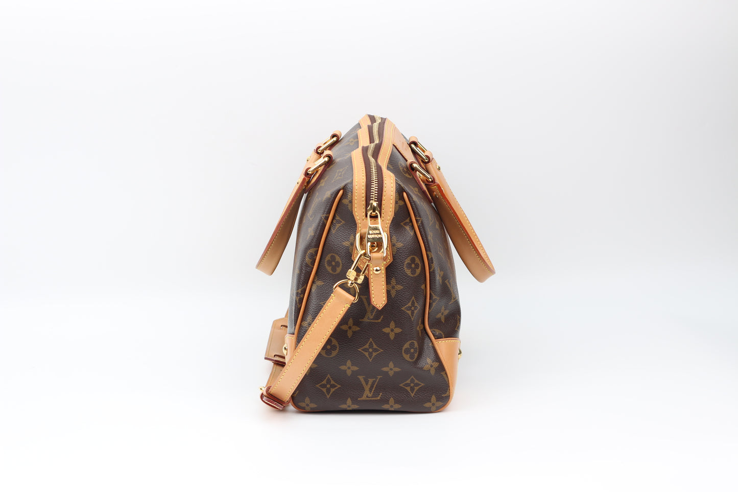 Louis Vuitton Brown PVC Monogram Canvas Retiro PM Shoulder Bag M40325 (V12104130PL)