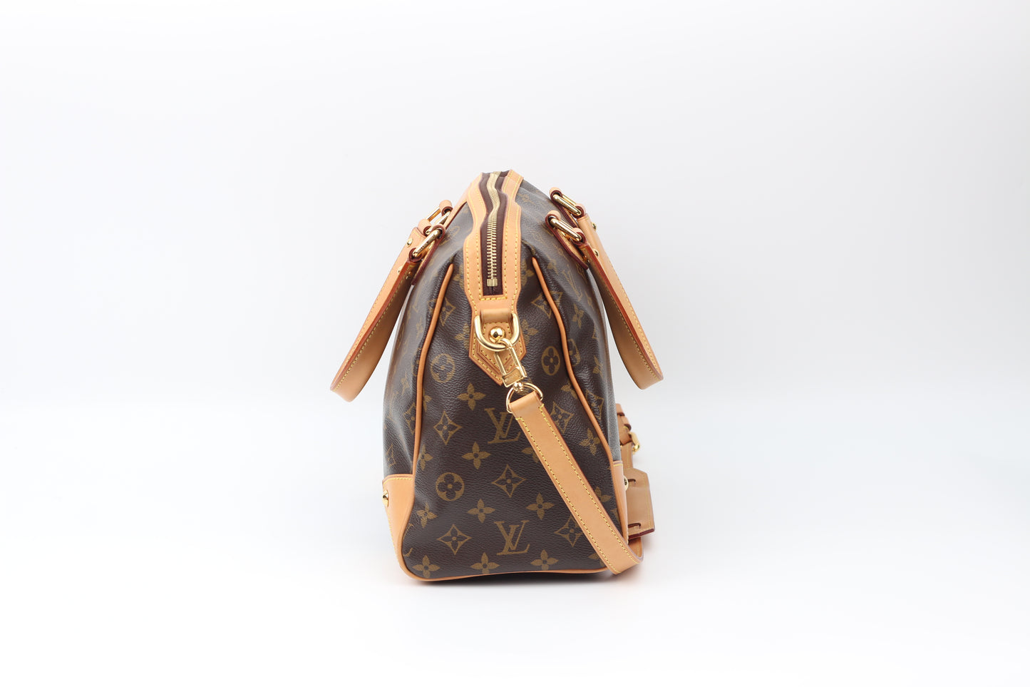 Louis Vuitton Brown PVC Monogram Canvas Retiro PM Shoulder Bag M40325 (V12104130PL)