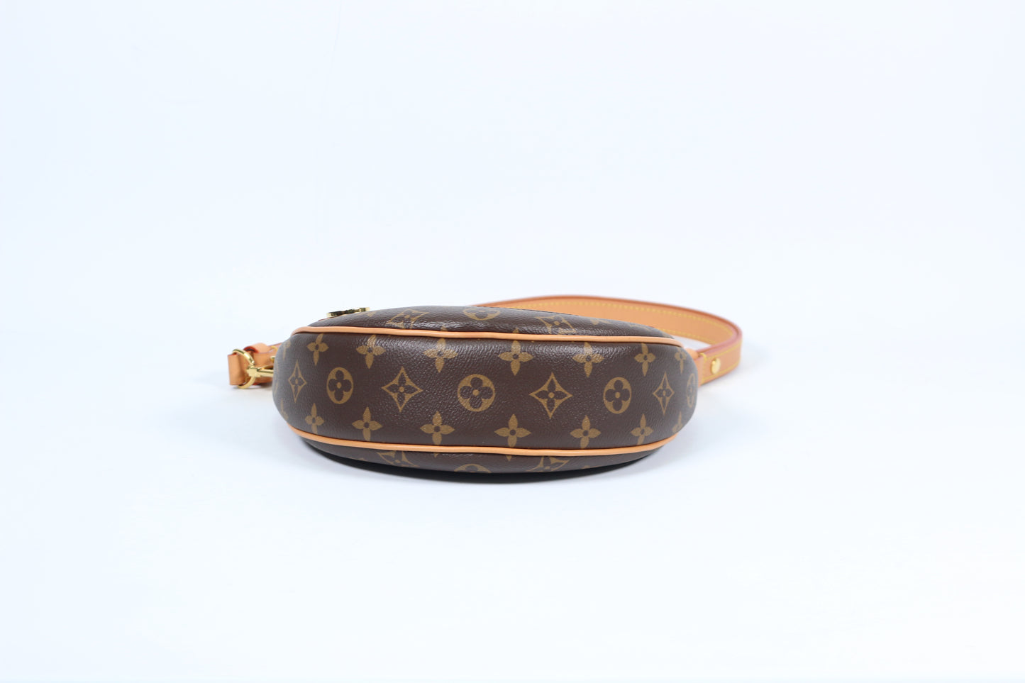 Louis Vuitton Brown PVC Monogram Loop Hobo ONE Shoulder Bag M81098 (VC12190428H)