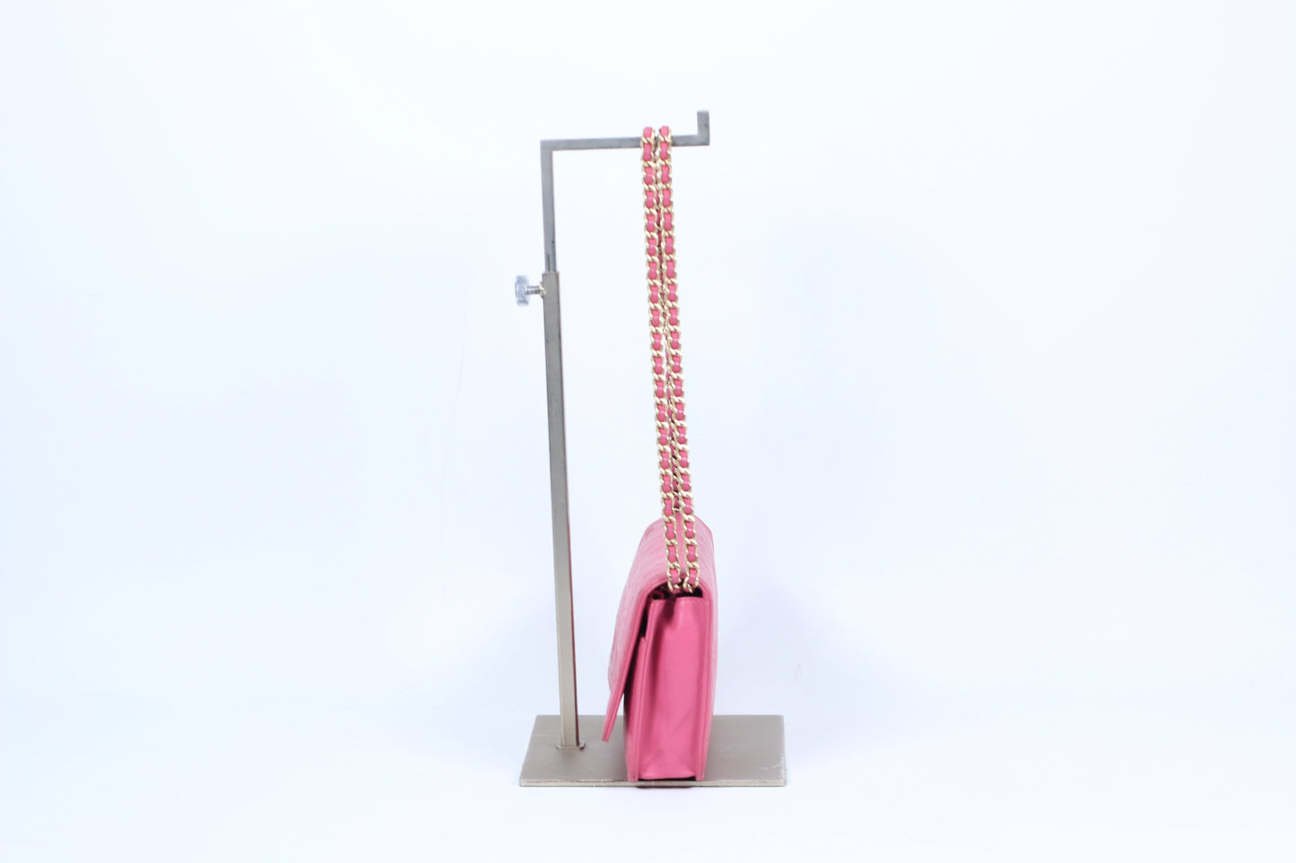 Chanel Pink Lambskin Camellia WOC Chain Mini Crossbody Bag A447421 (V3830425P)