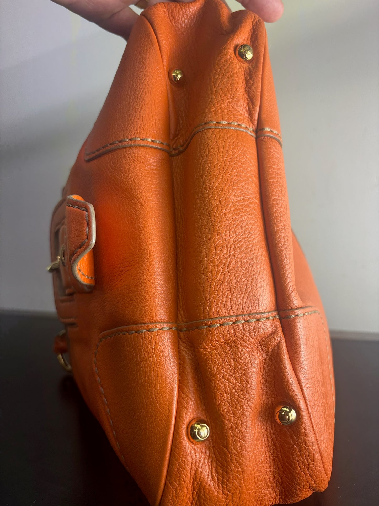 Tod's Carey Leather Satchel