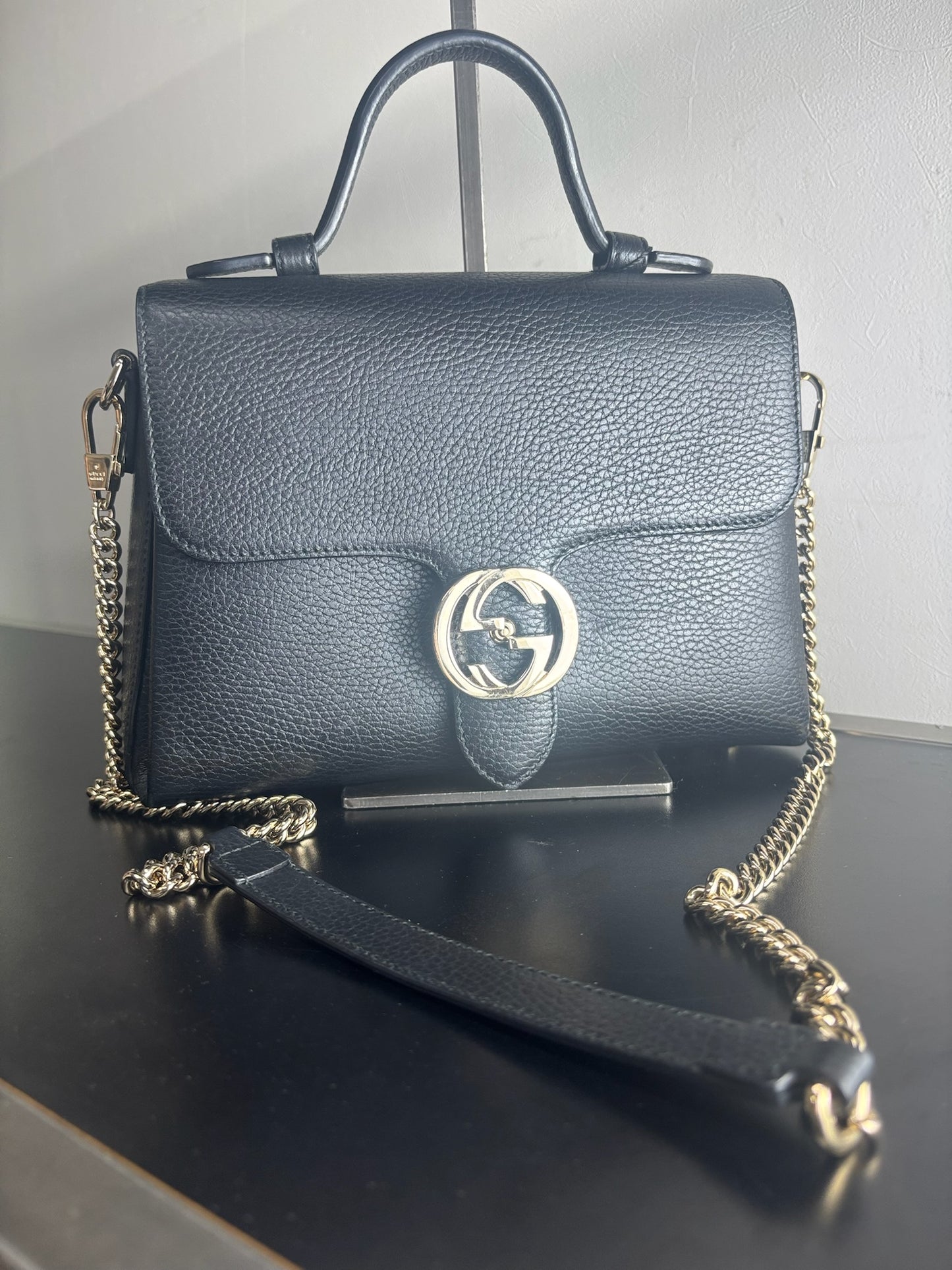 Gucci Interlocking G Top Handle Bag