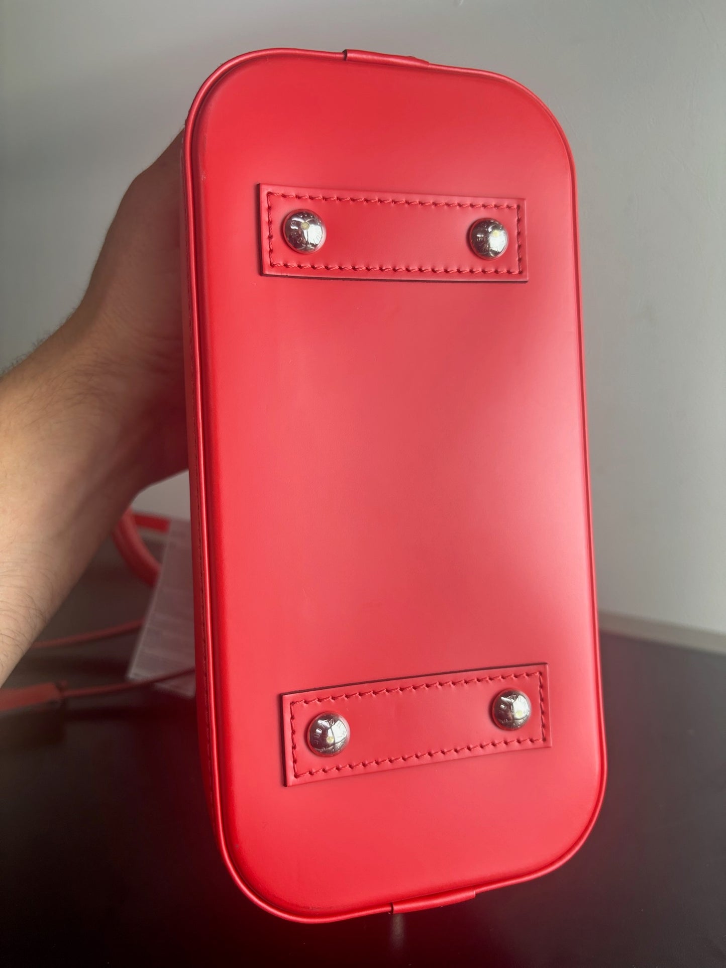 Louis Vuitton Red Epi Alma BB
