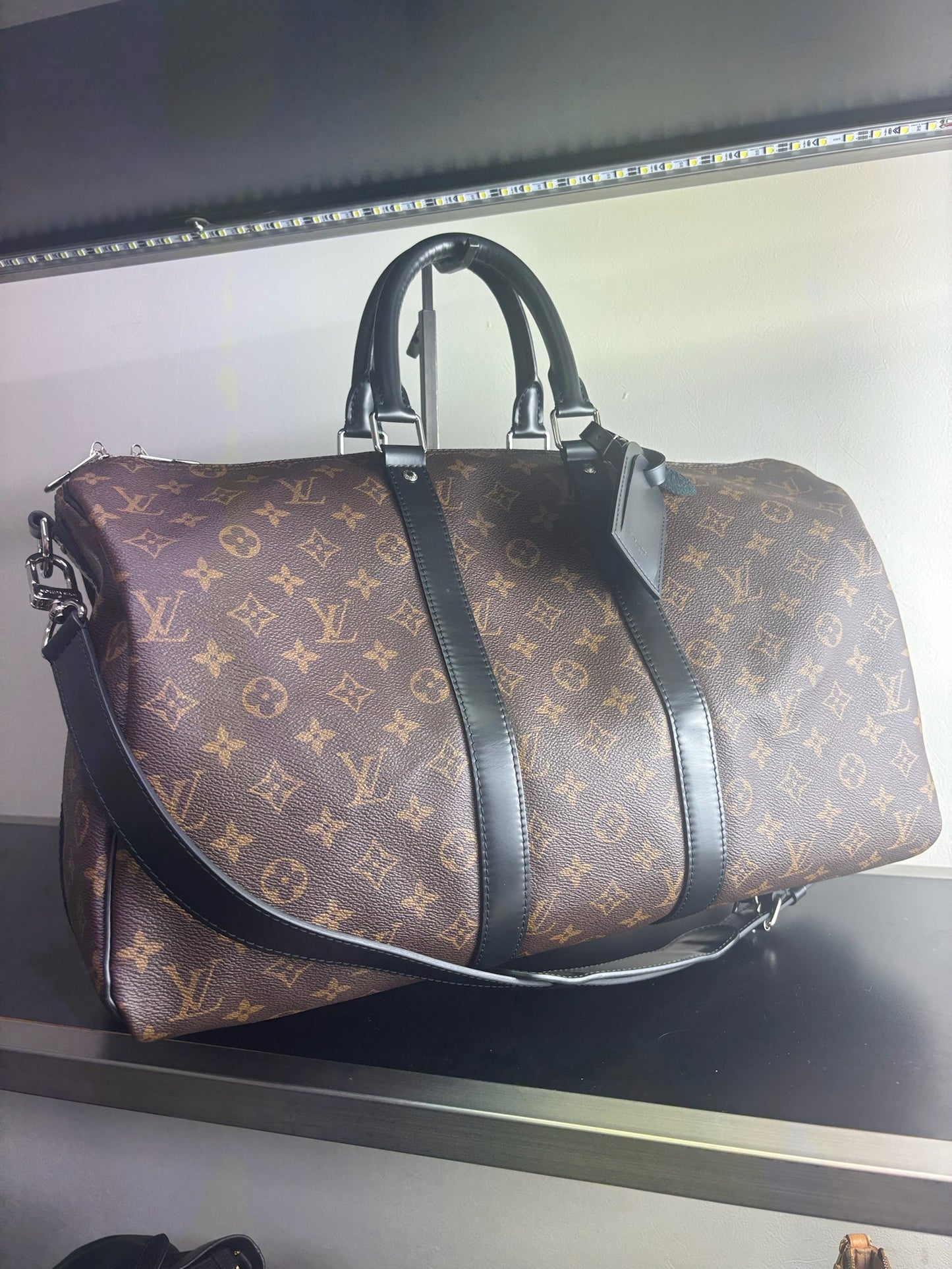Louis Vuitton Keepall Bandoulière 45 Monogram Macassar