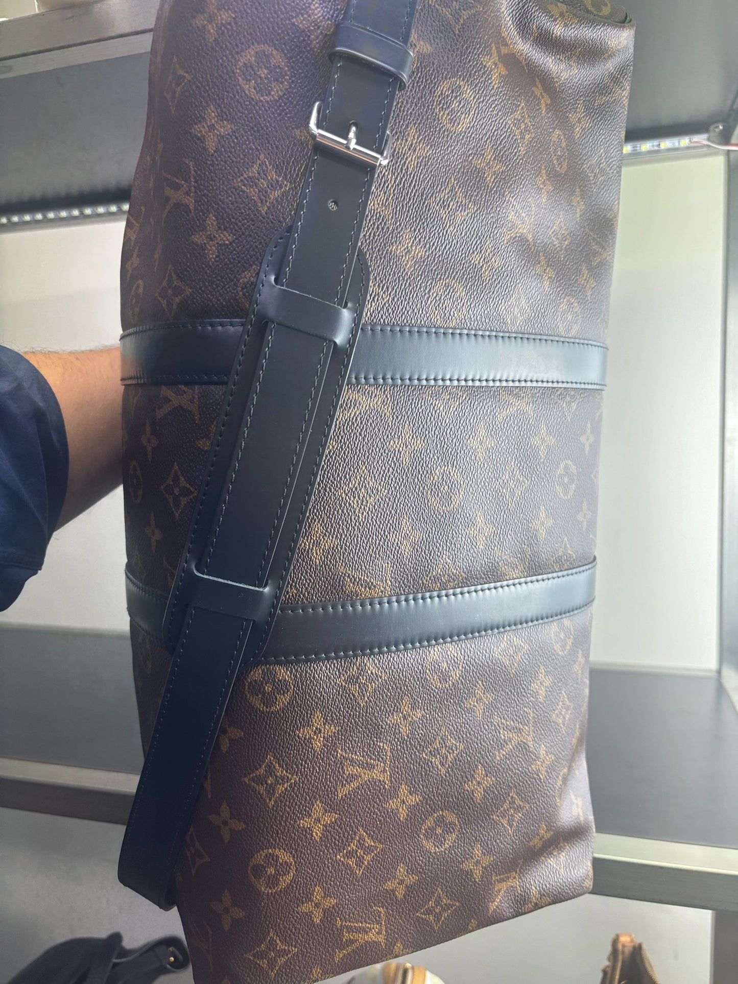 Louis Vuitton Keepall Bandoulière 45 Monogram Macassar