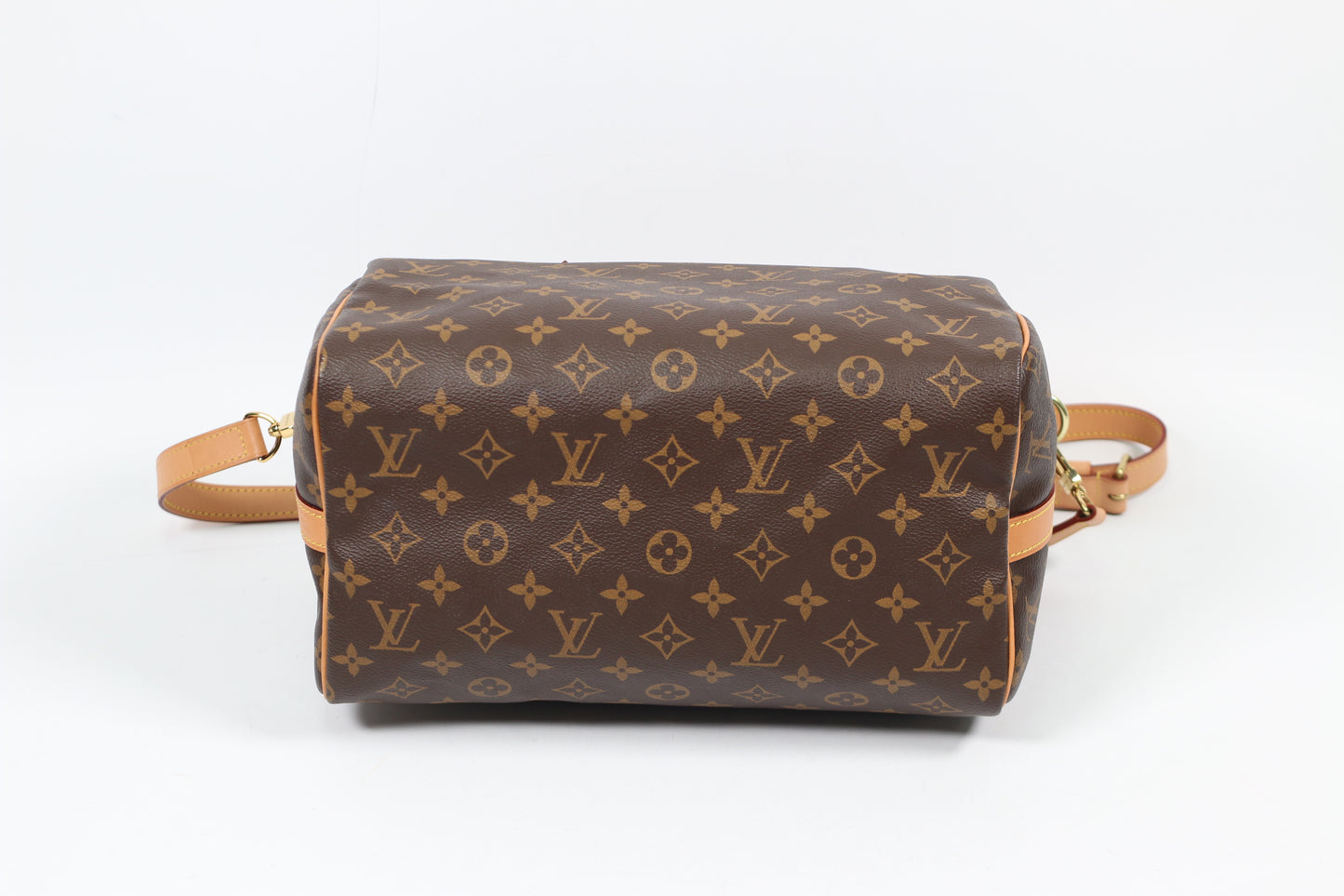 Louis Vuitton PVC Monogram Canvas Bandouliere Speedy 35 Shoulder Bag M41112 (V012120427H)
