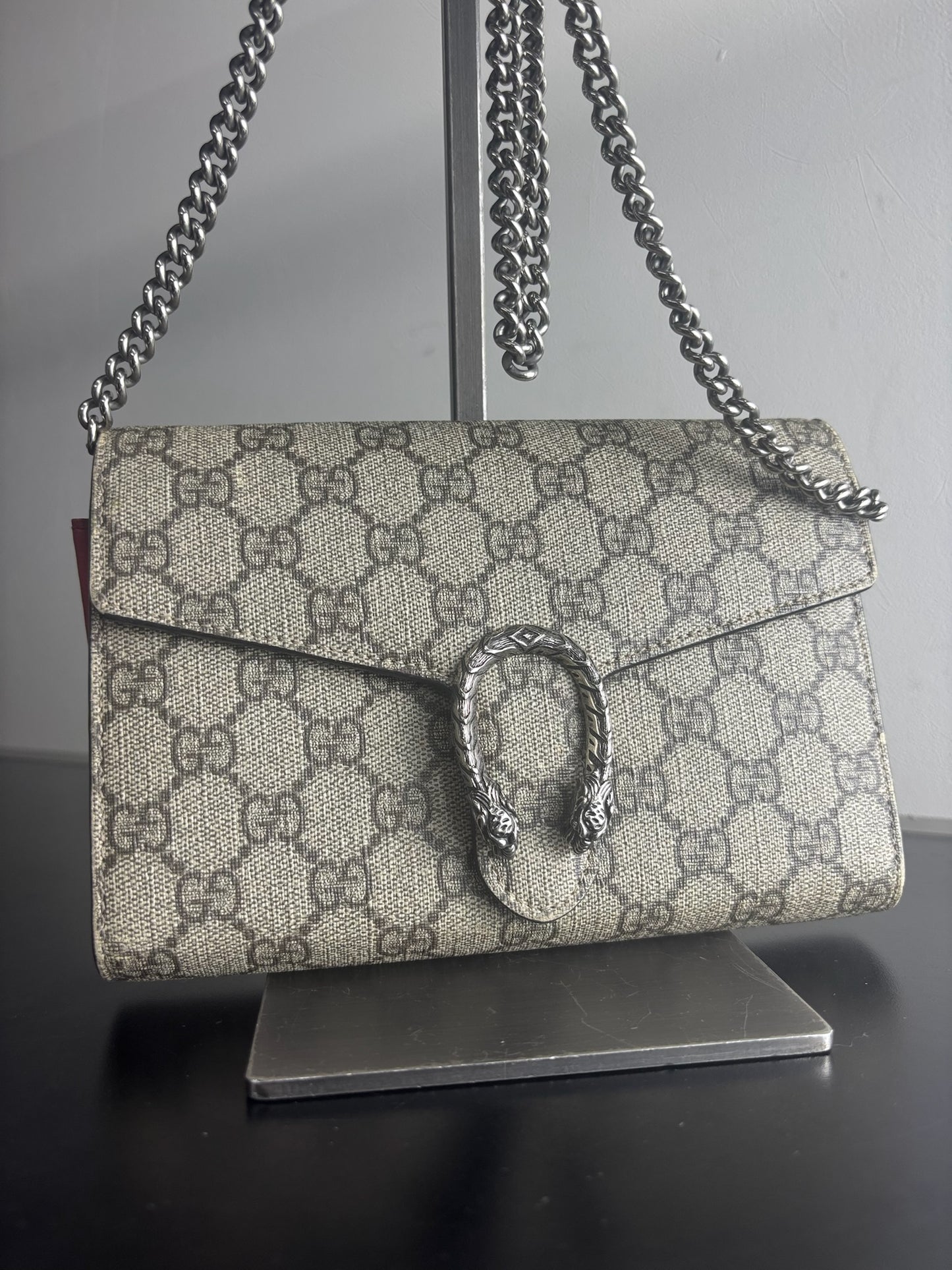 Gucci Dionysus GG Supreme Wallet on Chain