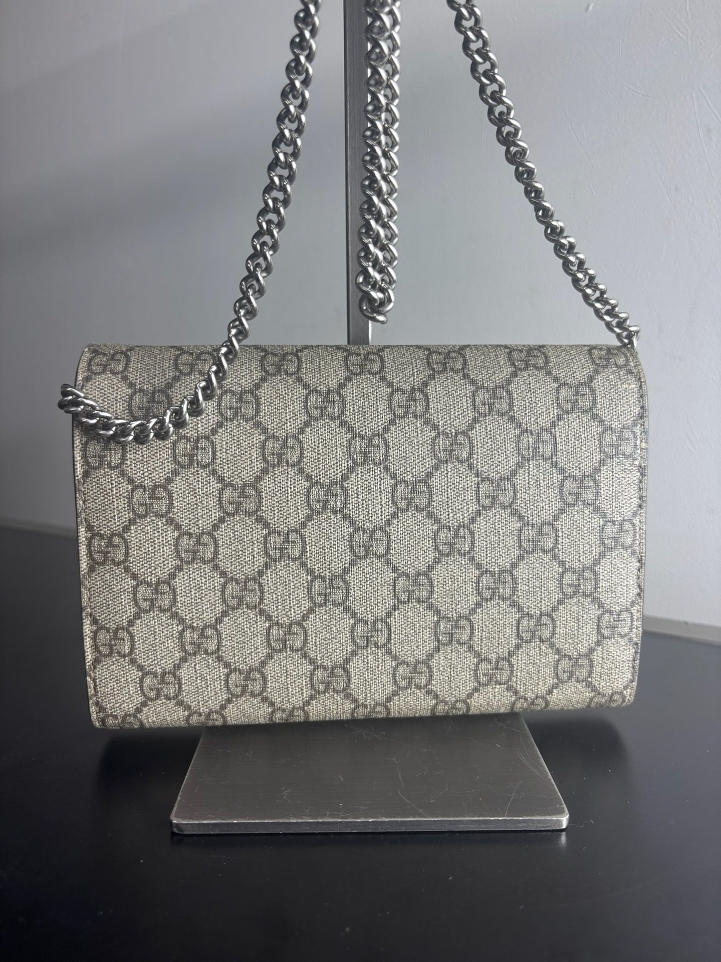Gucci Dionysus GG Supreme Wallet on Chain