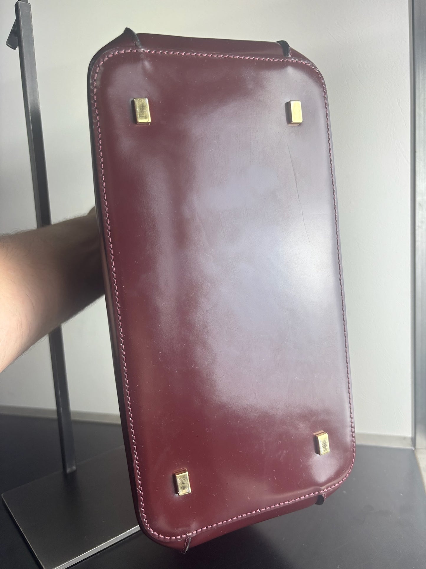Vintage Celine Patent Leather Handbag