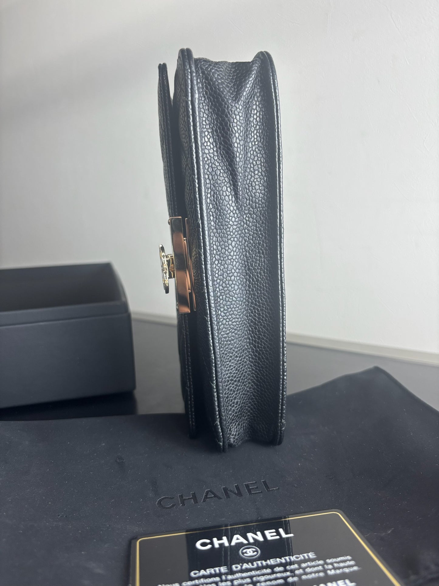 Chanel Quilted Leather Wallet on Chain