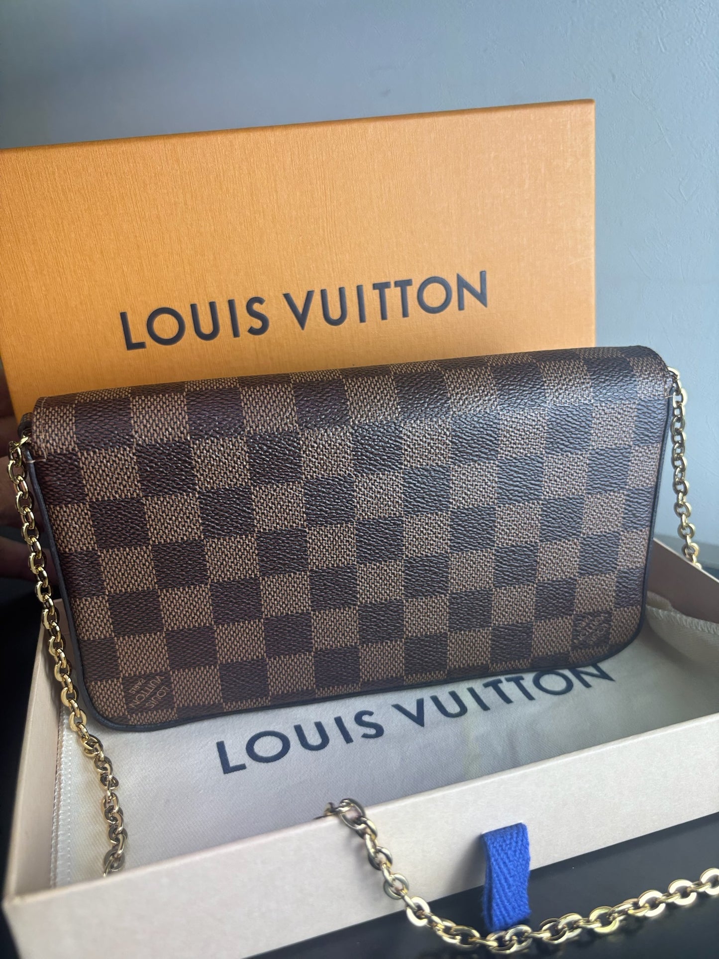Louis Vuitton Félicie Pochette Damier Ebene