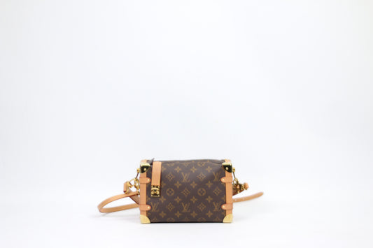 Louis Vuitton Brown PVC Monogram Canvas Side Trunk MM Shoulder Bag M46358