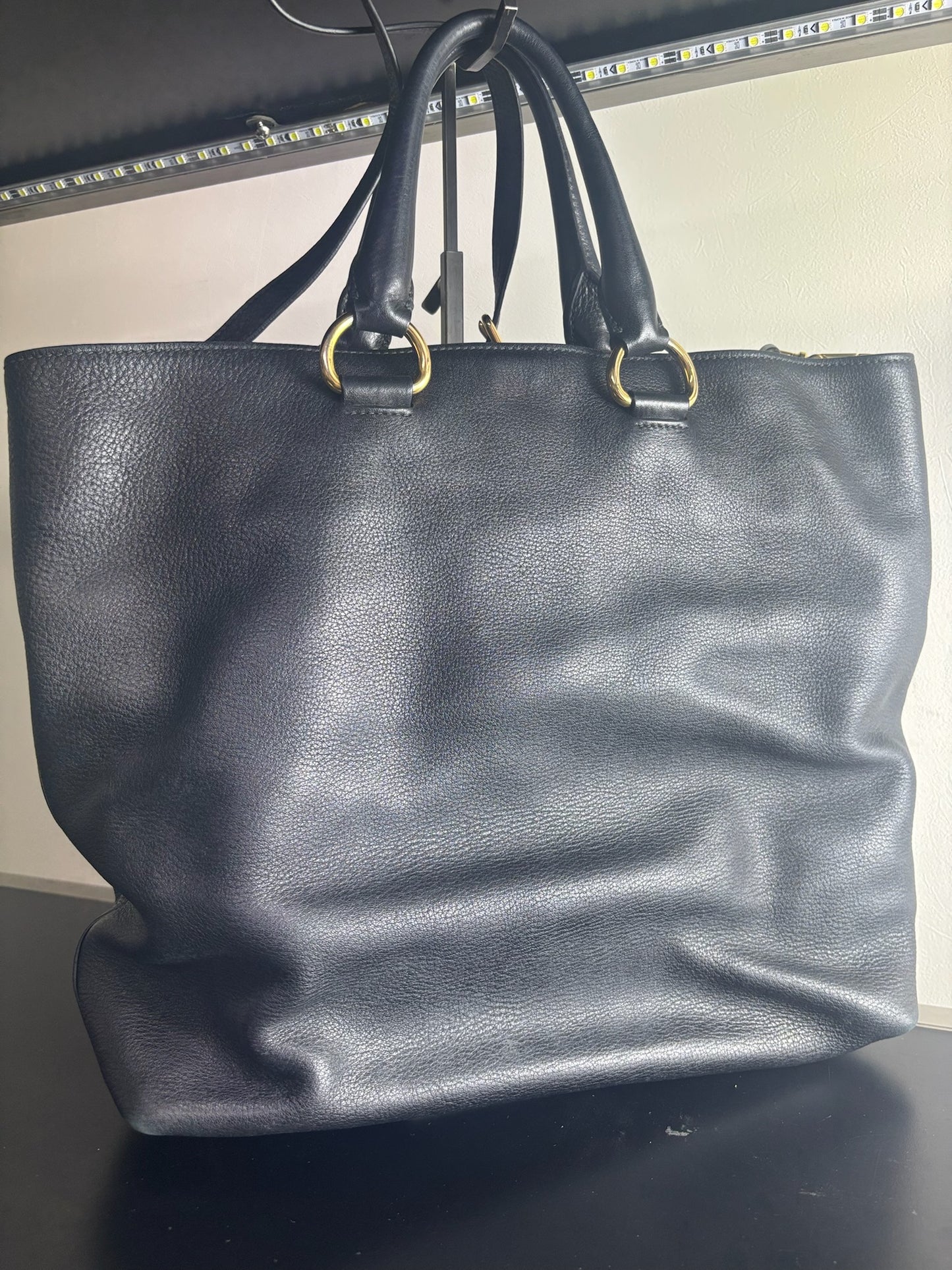 Prada Vitello Daino Shopping Tote