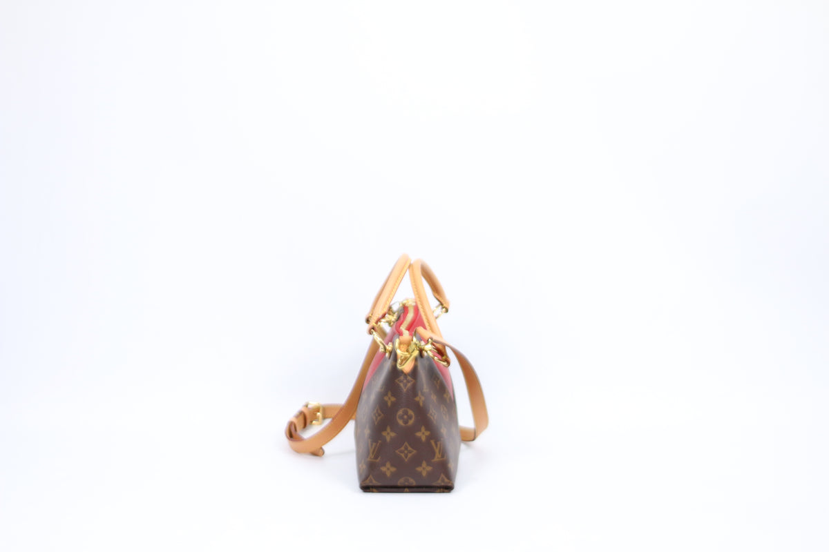 Louis Vuitton Red PVC Monogram Canvas V Tote BB Shoulder Bag M43966