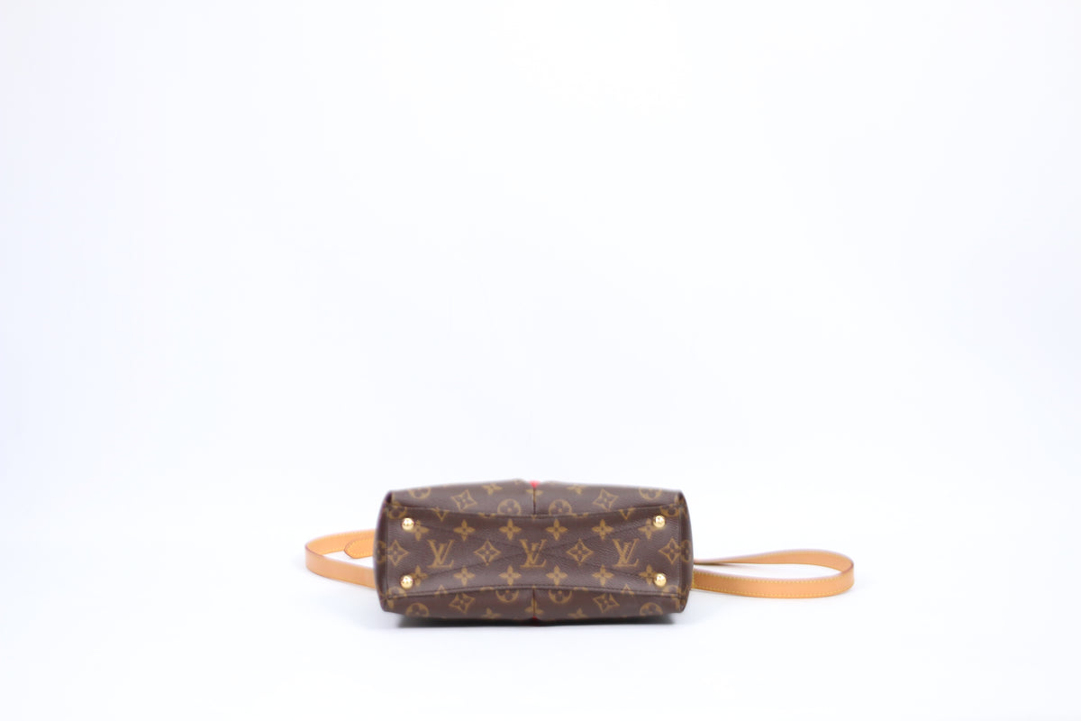 Louis Vuitton Red PVC Monogram Canvas V Tote BB Shoulder Bag M43966