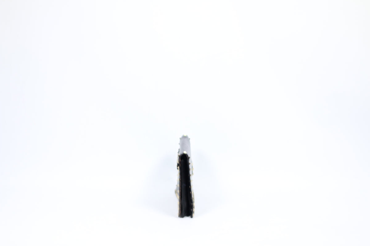 Valentino Black Leather Rockstud ONE Clutch IW2B0399