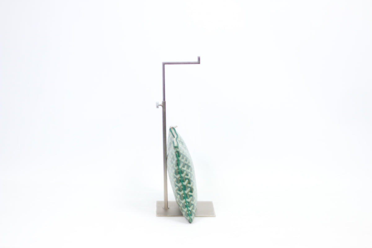 Goyard Green PVC Goyardine Senat MM Clutch