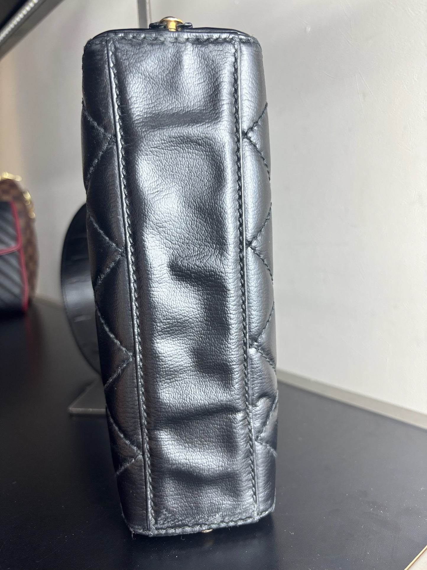 Chanel Wild Stitch Quilted Box Shoulder Bag