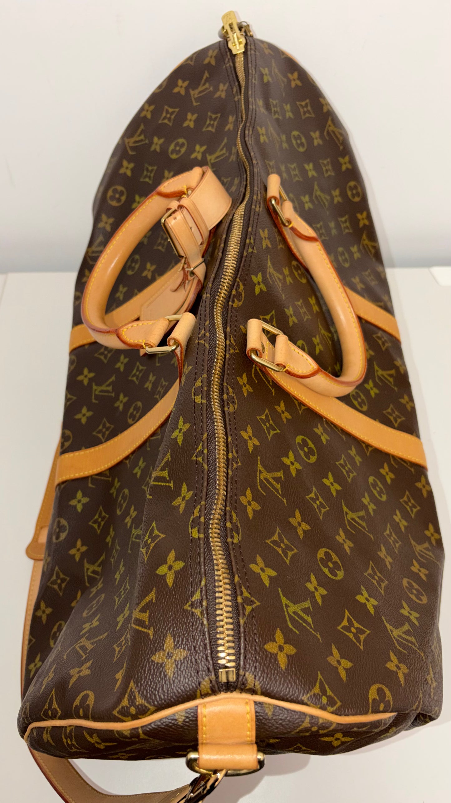 Louis Vuitton Keepall Bandoulière 55 travel bag (JPD04-41)
