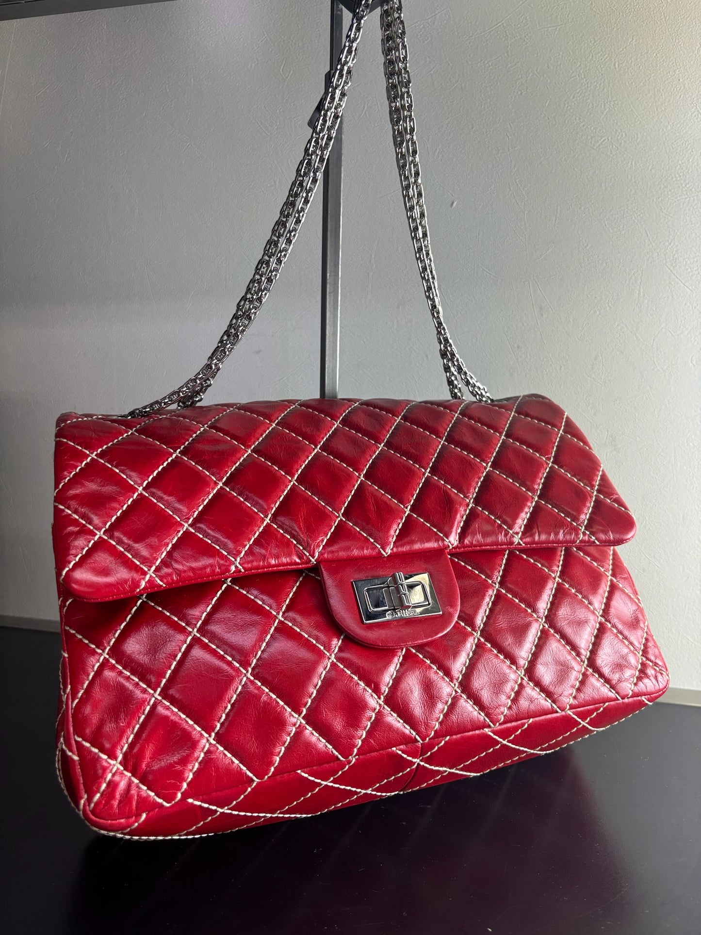 Chanel Red 2.55 Reissue Flap Bag