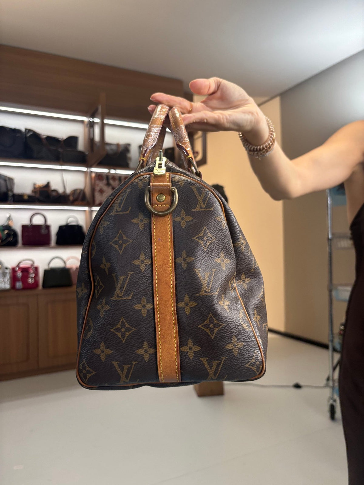 Louis Vuitton Speedy Bandoulière 30, Monogram - side