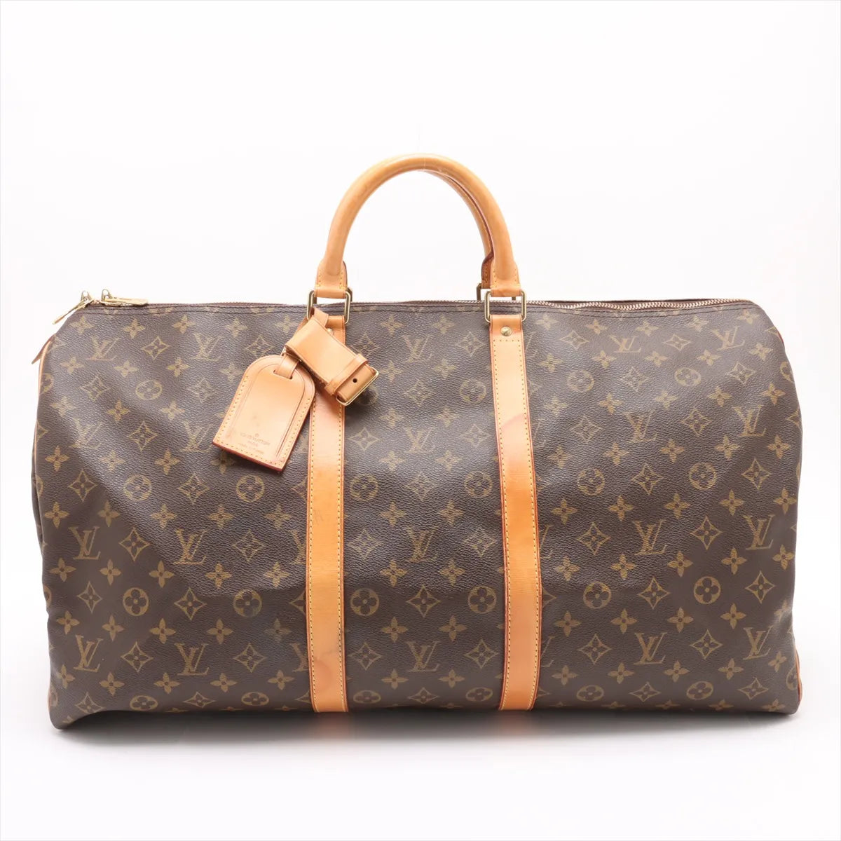 Louis Vuitton Monogram Keepall 55  SP0917 Brown