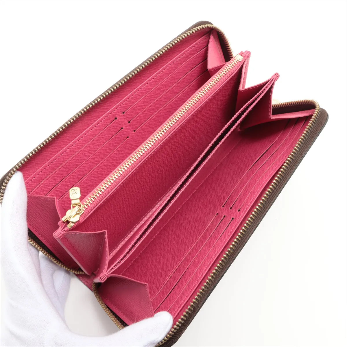 Louis Vuitton Monogram LOVE LOCK Zippy Wallet (SB08-917)